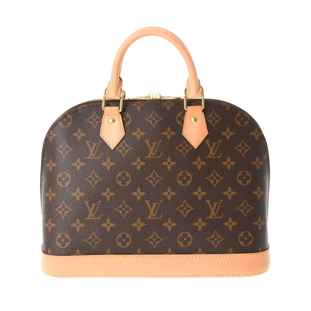 LOUIS VUITTON ルイヴィトン モノグラム アルマ PM ブラウン M53151 レディース モノグラムキャンバス ハンドバッグ ABランク 中古 