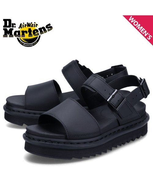 ドクターマーチン Dr.Martens サンダル ストラップサンダル レディース VOSS STRAP SANDALS ブラック 黒 23802001