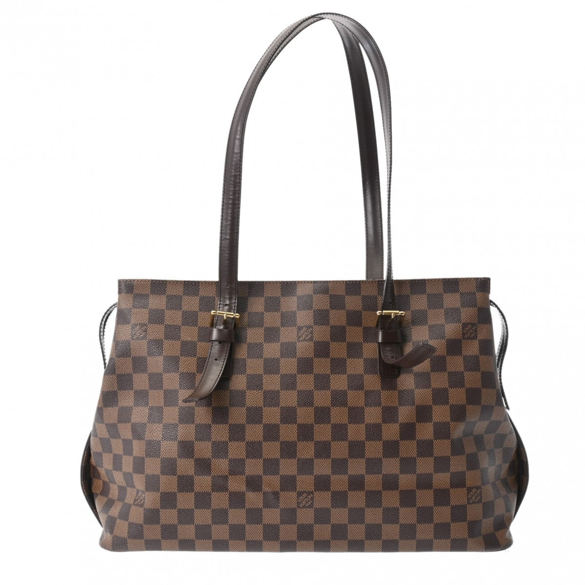 LOUIS VUITTON ルイヴィトン ダミエ チェルシー ブラウン N51119 レディース ダミエキャンバス トートバッグ Bランク 中古 