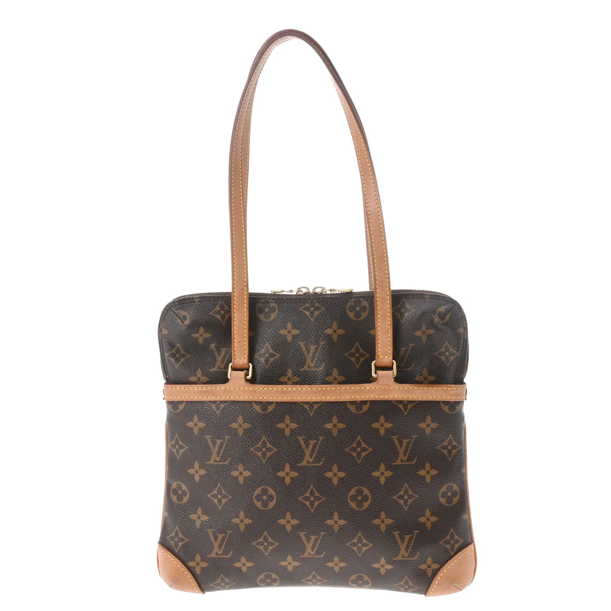 LOUIS VUITTON ルイヴィトン モノグラム クーサン ブラウン M51141 レディース モノグラムキャンバス セミショルダーバッグ Bランク 中古 