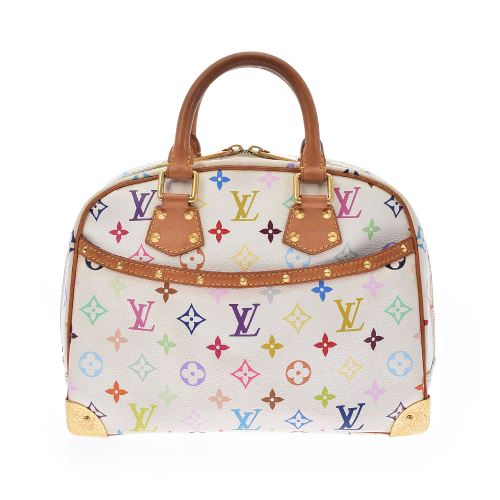 LOUIS VUITTON ルイヴィトン マルチカラー トゥルーヴィル 白 M92663 レディース モノグラムマルチカラー ハンドバッグ Bランク 中古 