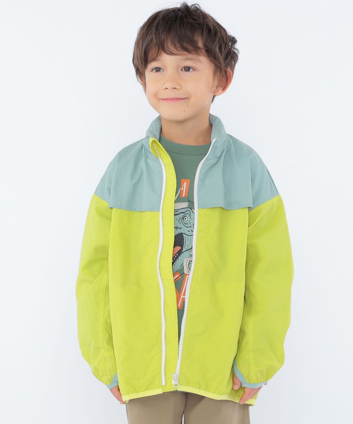 シップスキッズ/SHIPS KIDS:100～130cm / 〈撥水〉 ジップ パーカー