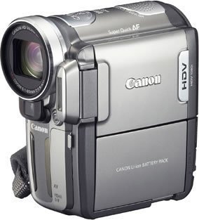 Canon ハイビジョンデジタルビデオカメラ iVIS (アイビス) HV10 バーニッシュシルバー IVISHV10(S)【中古品】