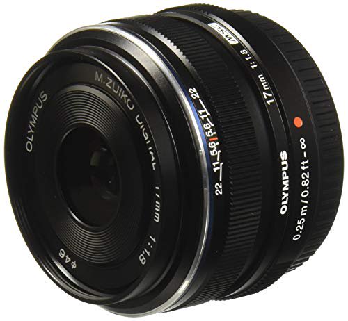 OLYMPUS 単焦点レンズ M.ZUIKO DIGITAL 17mm F1.8 ブラック【中古品】