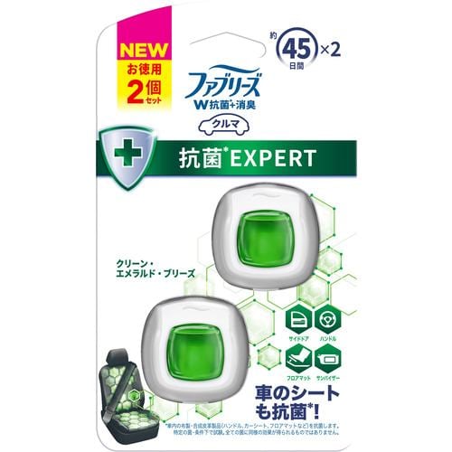 P&Gジャパン ファブリーズ イージークリップ抗菌エキスパート クリーン・エメラルド・ブリーズ 2.2ML 2P