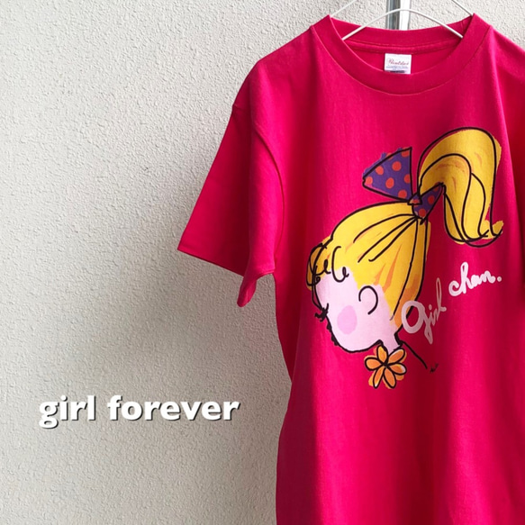 ポニーテール　自分を表現するあなたへ。girlちゃんコットンTシャツ