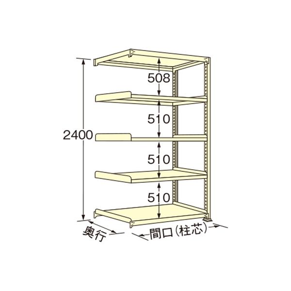 扶桑金属工業 中量ラック WG2409J05R（直送品）