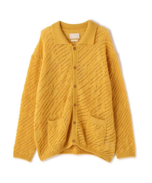 YOKE/ヨーク/SILK MOHAIR BUTTONED CARDIGAN