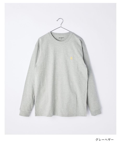 カーハート Carhartt I026392 Tシャツ メンズ トップス 長袖 ロングスリーブ チェイス WIP L/S CHASE T－SHIRT カジュアル