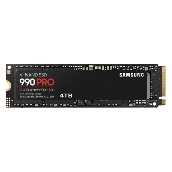 サムスン(SSD)　ＰＣＩｅ　４．０　ＮＶＭｅ　Ｍ．２　ＳＳＤ　９９０　ＰＲＯ　４ＴＢ MZ-V9P4T0B-IT　1個（直送品）