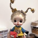 オビツ11ドール  ウィッグ　　かわいいモヘアウィッグ　OB11ドールウィッグ