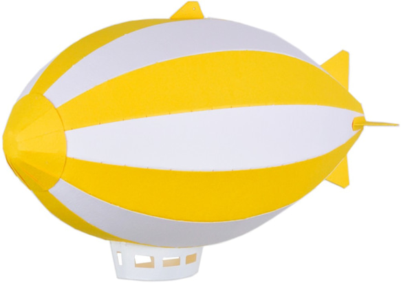 hikosen(飛行船) Mサイズ White/Yellow