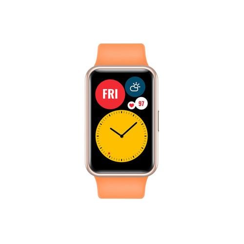 HUAWEI(ファーウェイ) WATCH FIT／ORANGE スマートウォッチ オレンジ