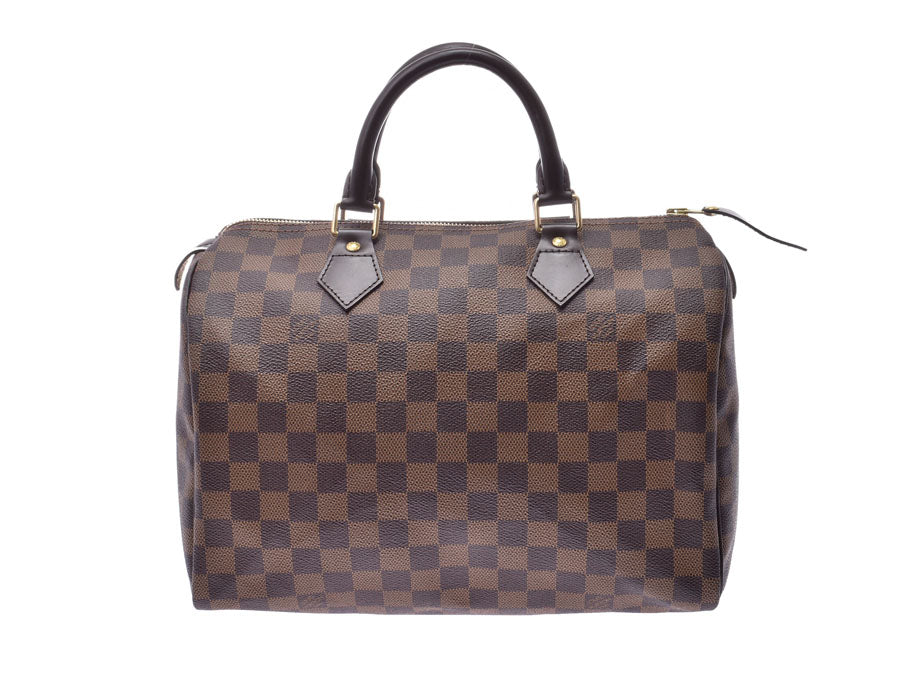 ルイヴィトン ダミエ スピーディ30 ブラウン N41364 レディース 本革 ハンドバッグ Aランク LOUIS VUITTON 中古 