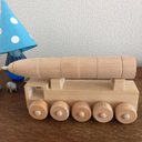 送料込み♪木のぬくもり おもちゃの車【軍事車両】