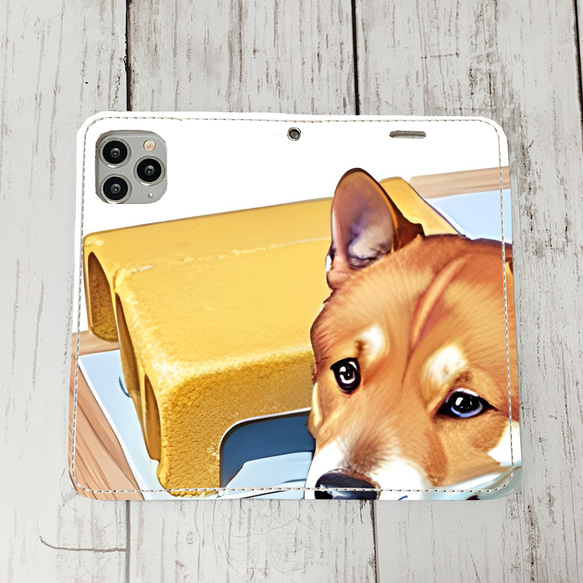 iphoneケース4-2-25 iphone 手帳 犬・イヌ・ワンちゃん 箱13 かわいい アイフォン iface