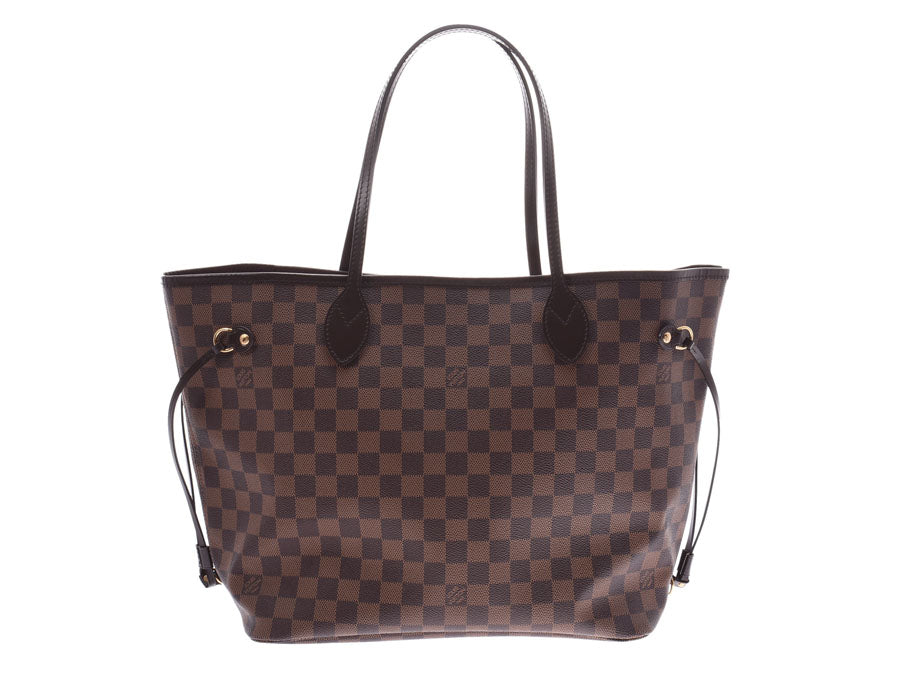 ルイヴィトン ダミエ ネヴァーフルMM 旧型 ブラウン N51105 レディース 本革 トートバッグ Aランク LOUIS VUITTON 中古 