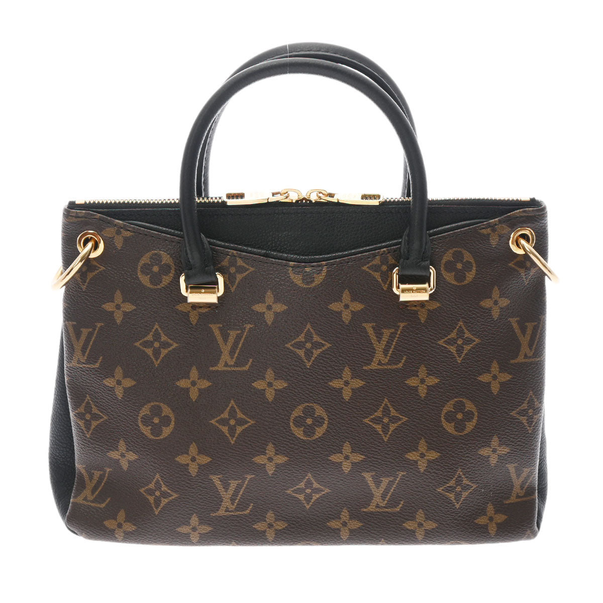 LOUIS VUITTON ルイヴィトン モノグラム パラス BB 2WAY ノワール M42960 レディース モノグラムキャンバス ハンドバッグ 新同 中古 