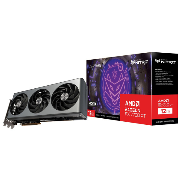 Sapphire グラフィックカード NITRO+ Radeon RX 7700 XT GAMING OC 12GB GDDR6 113350220G