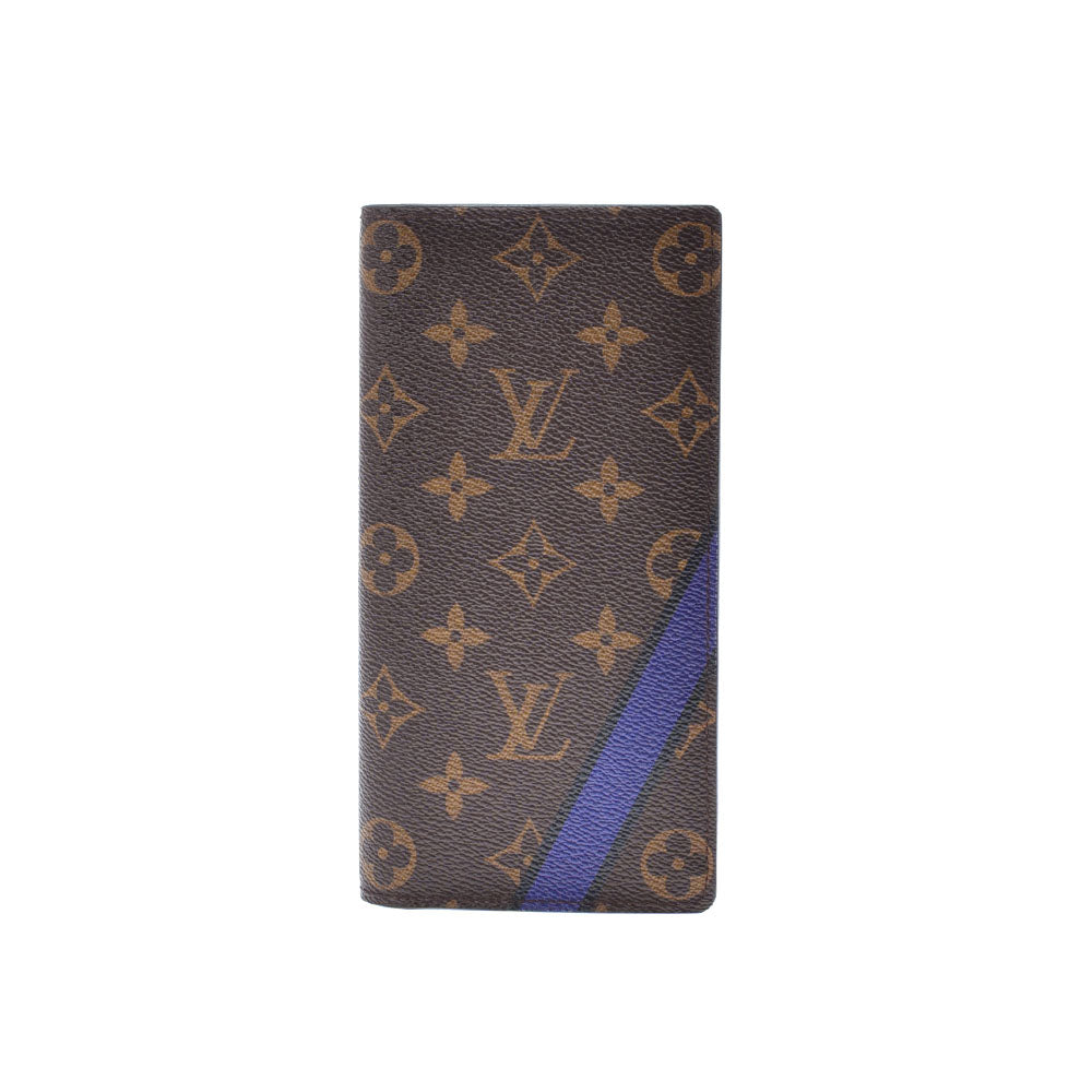 LOUIS VUITTON ルイヴィトン モノグラム ポルトフォイユ ブラザ マイLVヘリテージ ブラウン M66540 メンズ モノグラムキャンバス 長財布 Aランク 中古 