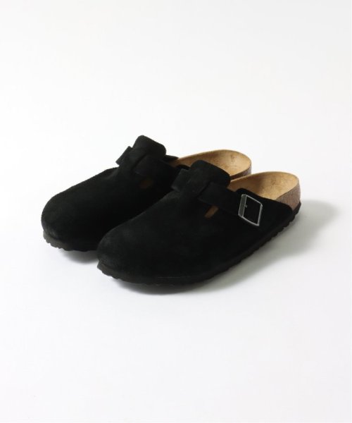 BIRKENSTOCK (ビルケンシュトック) BOSTON BLACK SUEDE 1027067