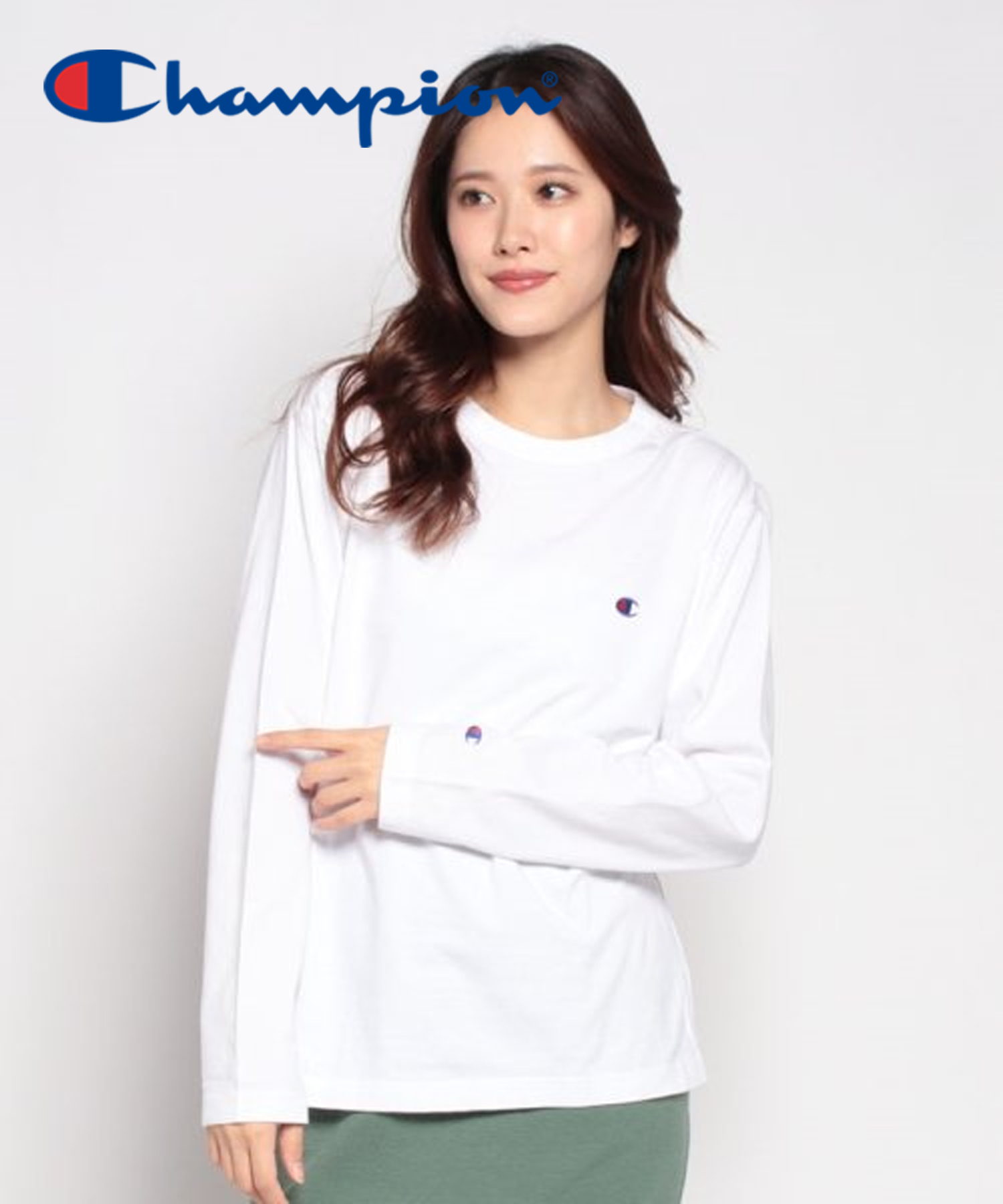 チャンピオン/Champion LONG SLEEVE TSHIRT C3－Y428