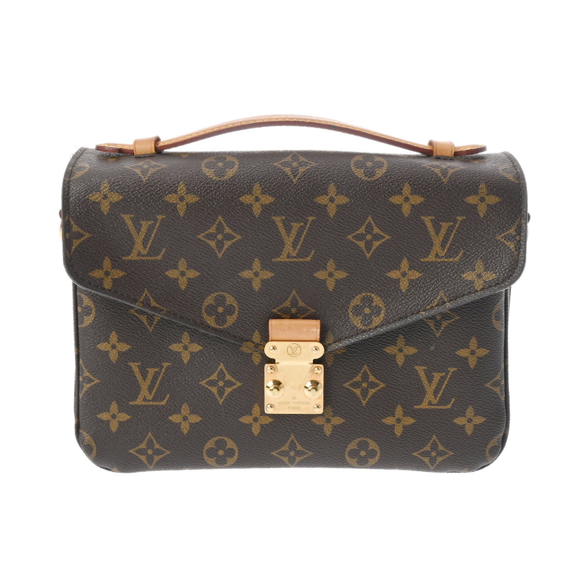 LOUIS VUITTON ルイヴィトン モノグラム ポシェットメティス 2WAY ブラウン M40780 レディース モノグラムキャンバス ハンドバッグ Bランク 中古 