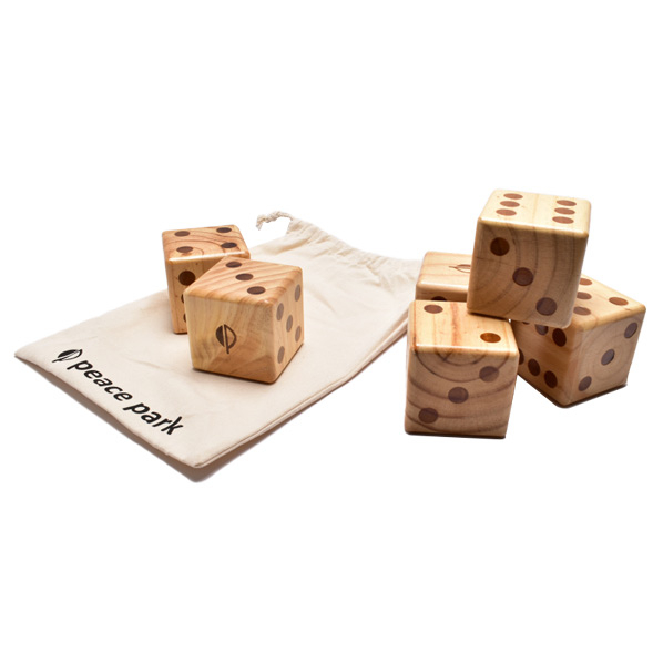 ロイヤル ウッドダイス 6個セット peace park 36669020-WOOD-DICE