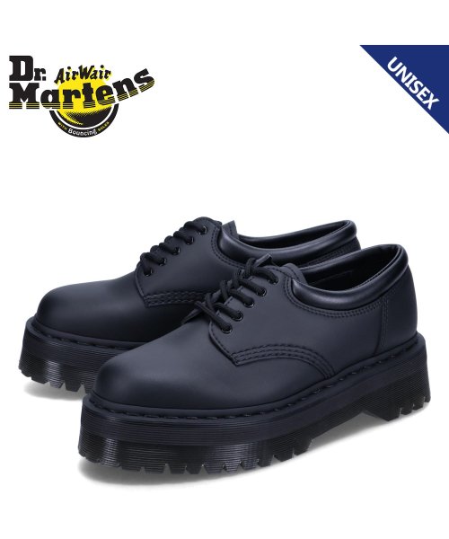 ドクターマーチン Dr.Martens 5ホール シューズ ビーガン クアッド モノ レザー メンズ レディース 厚底 VEGAN 8053 QUAD MON