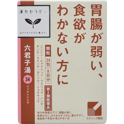 【第2類医薬品】 クラシエ薬品 「クラシエ」漢方六君子湯エキス顆粒 (24包)