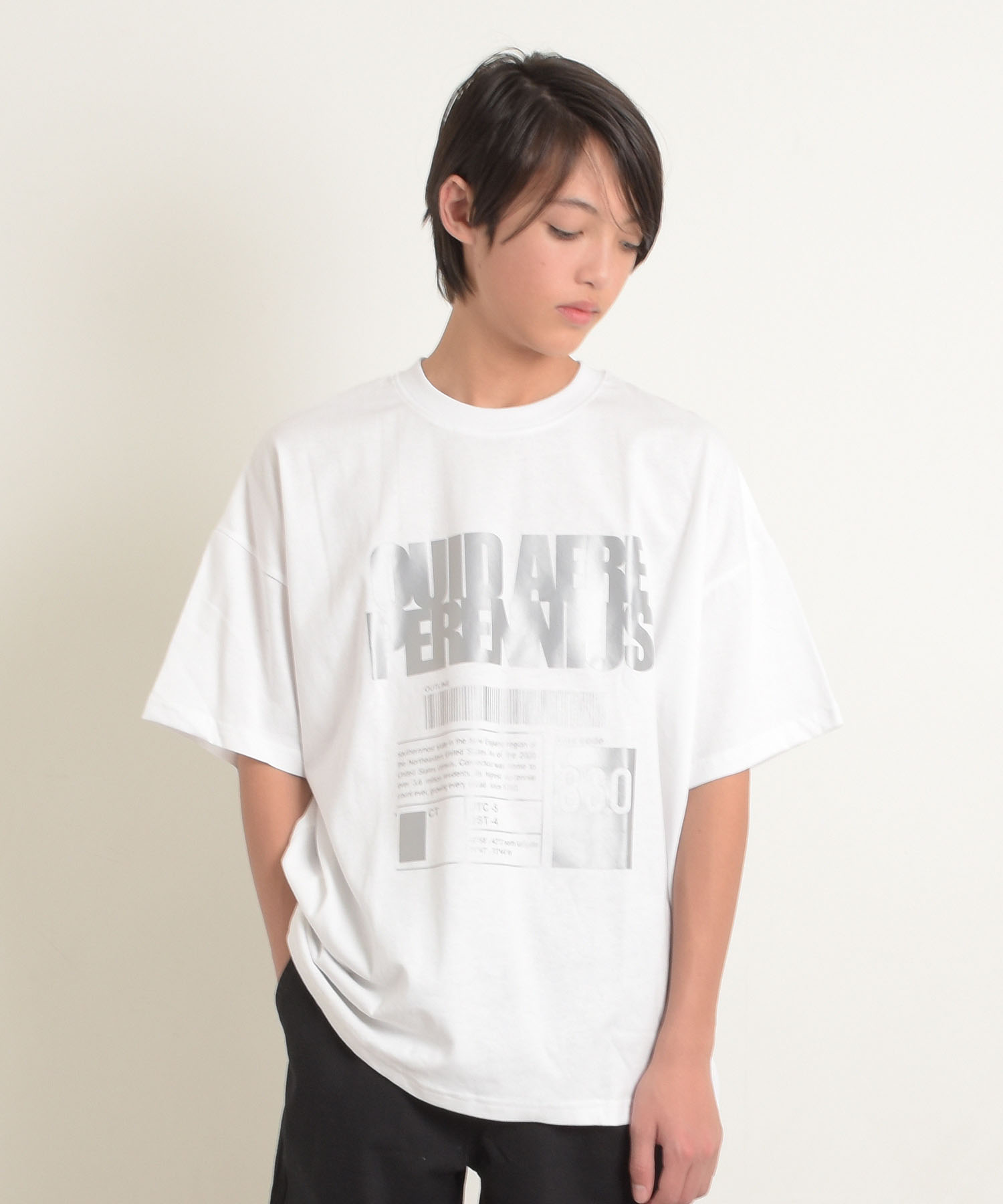 グラソス/【STREET】【防汚加工】アソートリフレクタープリント半袖Tシャツ