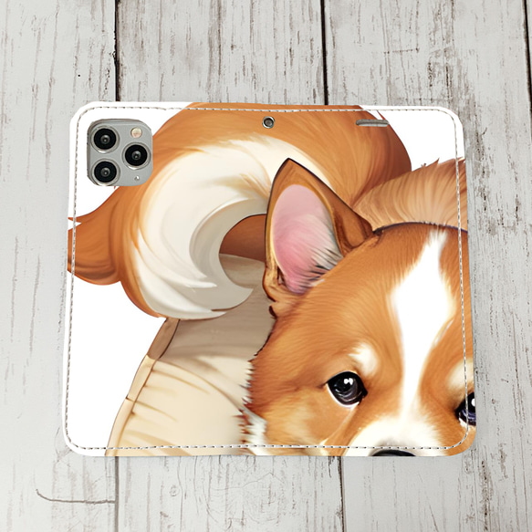 iphoneケース3-3-48 iphone 手帳 犬・イヌ・ワンちゃん 箱13 かわいい アイフォン iface