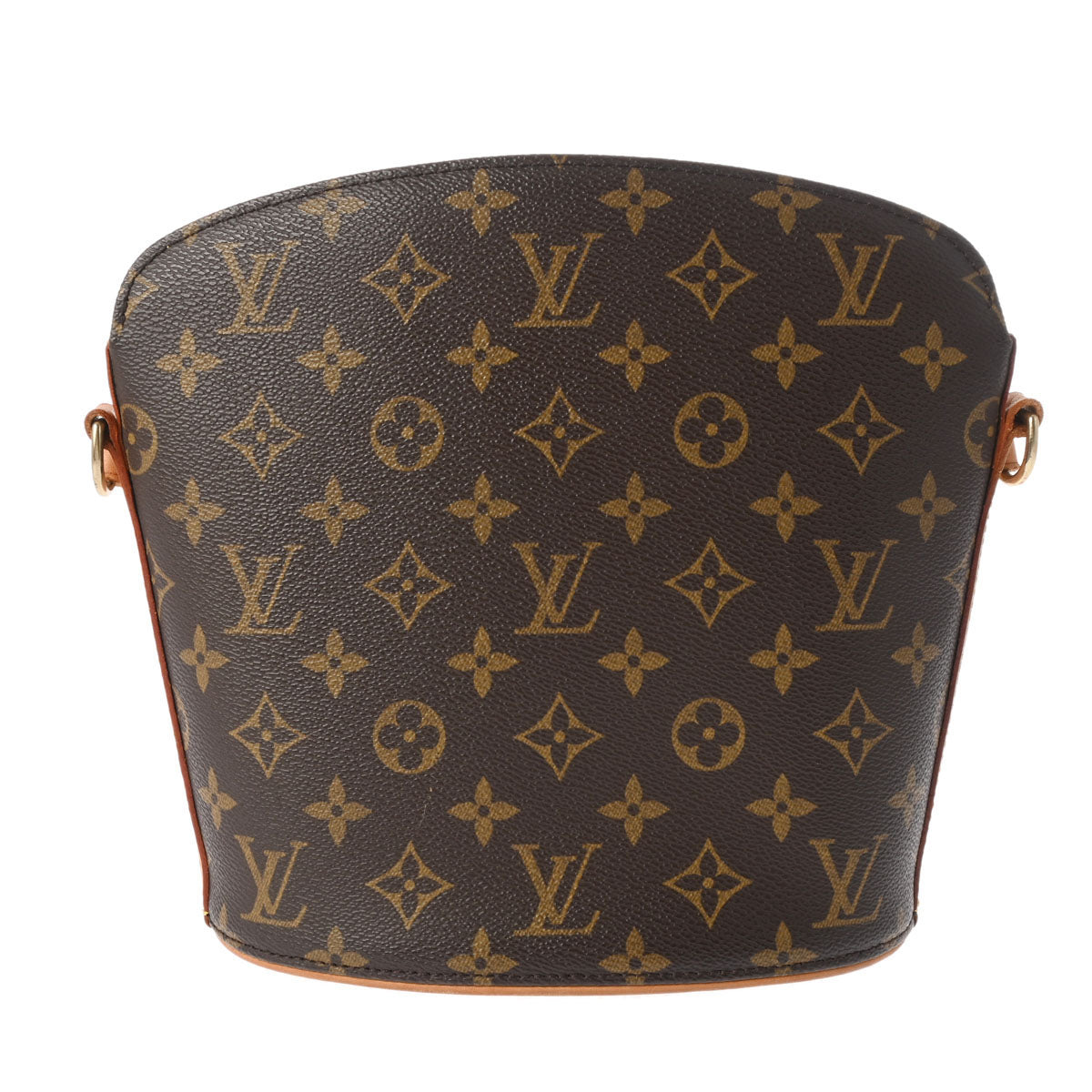 LOUIS VUITTON ルイヴィトン モノグラム ドルーオ ブラウン M51290 レディース モノグラムキャンバス ショルダーバッグ Bランク 中古 