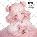 original sticker « no.1619 »     //     人物ステッカー オリジナルステッカー オリジナル人物ステッカー ステッカー