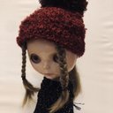 ＊＊Blytheアウトフィット　 ニット帽子＆ワンピ　セットアップ**　№35