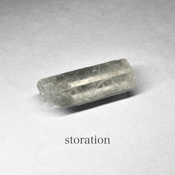 storation：smoky / ストレーション水晶ラフポイント G：スモーキーカラー