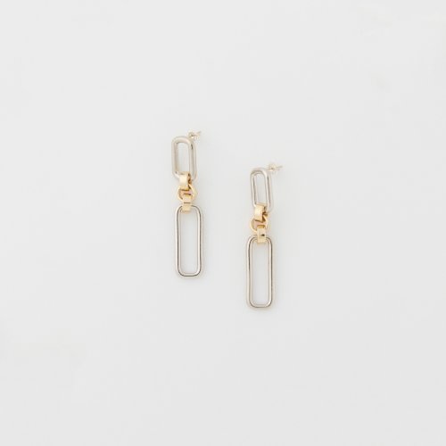 LL Two tone Stanza Earrings