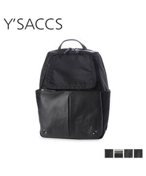 イザック Y’SACCS リュック バッグ バックパック レディース 撥水 POCKET RUCKSACK ブラック グレー ネイビー ブラウン 黒 Y91－1