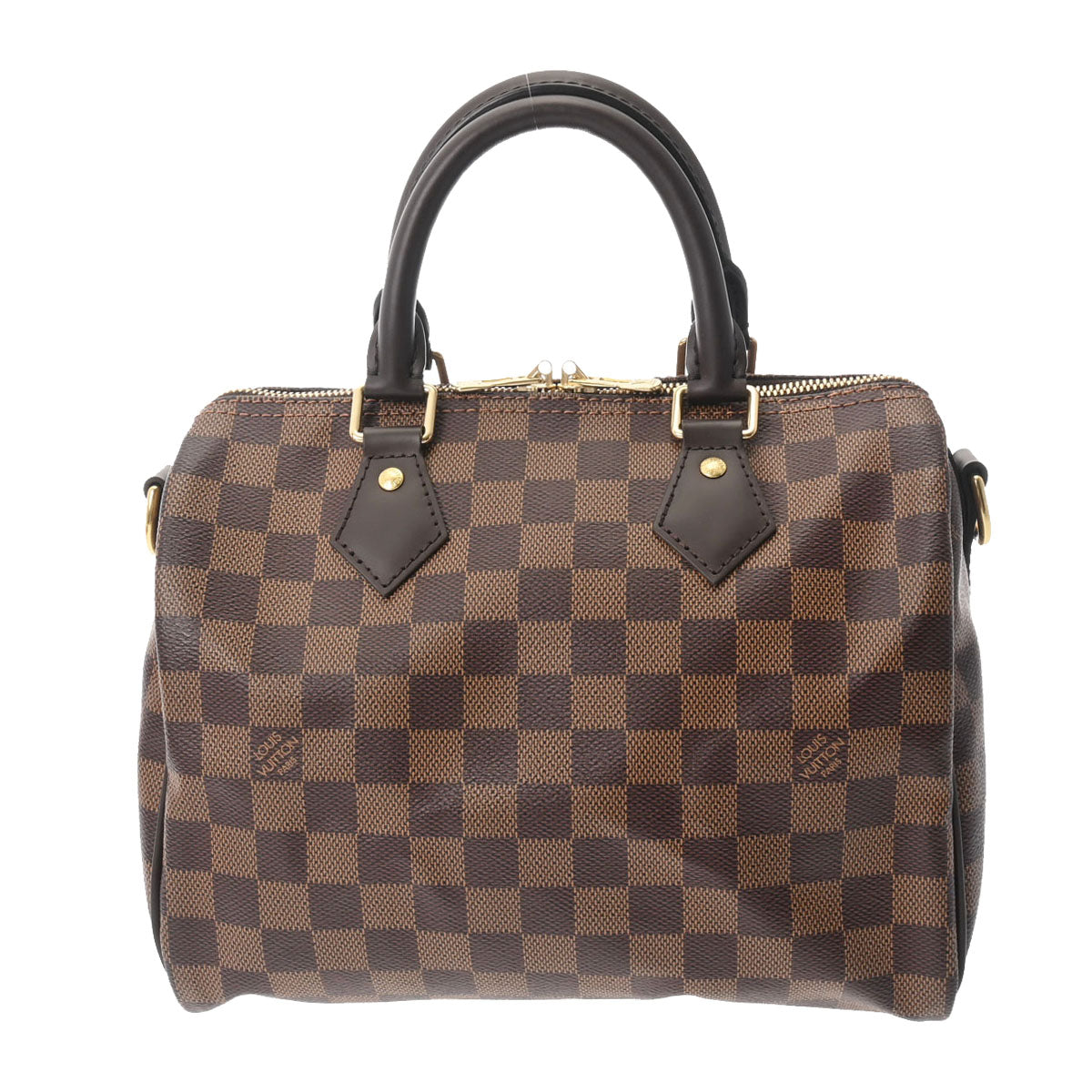 LOUIS VUITTON ルイヴィトン ダミエ スピーディ バンドリエール 25  ブラウン N41368 レディース ダミエキャンバス ハンドバッグ Aランク 中古 