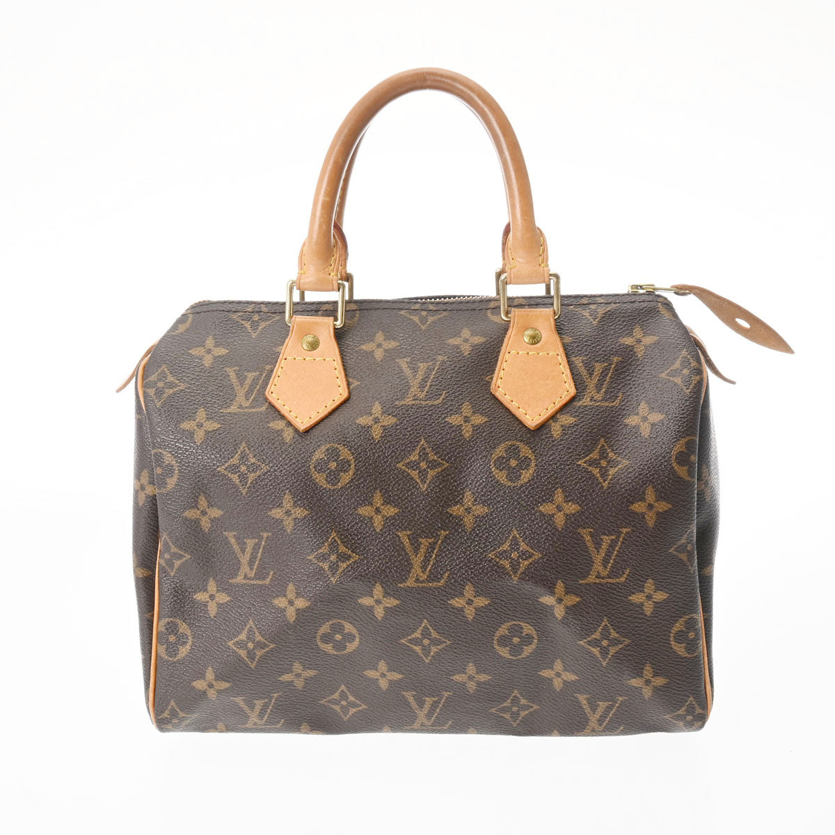 LOUIS VUITTON ルイヴィトン モノグラム スピーディ 25 ブラウン M41528 レディース モノグラムキャンバス ハンドバッグ Bランク 中古 