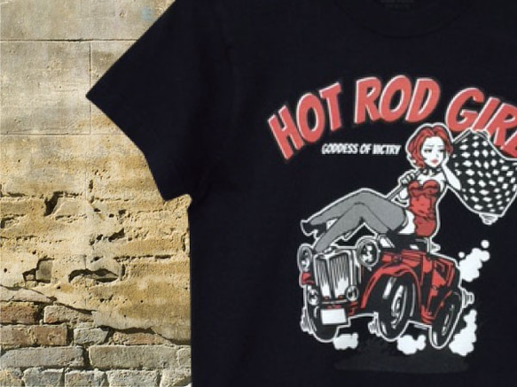 60%OFF  キッズサイズ  HOT ROD GIRL 【ホット ロッド ガール】 ブラック/レッド