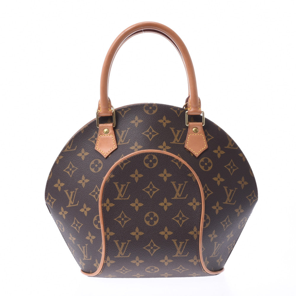 LOUIS VUITTON ルイヴィトン モノグラム エリプスPM ブラウン M51127 レディース モノグラムキャンバス レザー ハンドバッグ Bランク 中古 