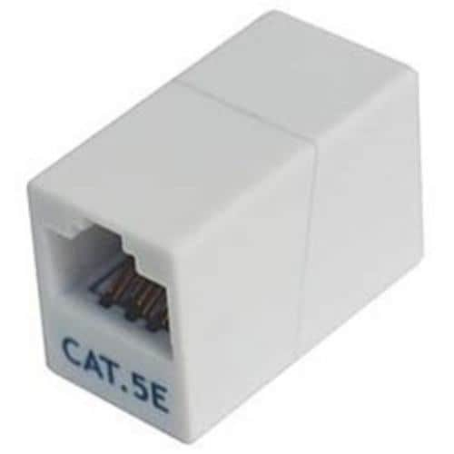 ミヨシ CAT-855Mマグネット付LAN中継アダプタ CAT.5E