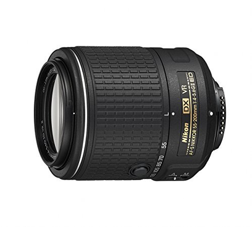 Nikon 望遠ズームレンズ AF-S DX NIKKOR 55-200mm f/4-5.6G ED VR II ニコンDXフォーマット用 AFSDXVR55-200G2【中古品】