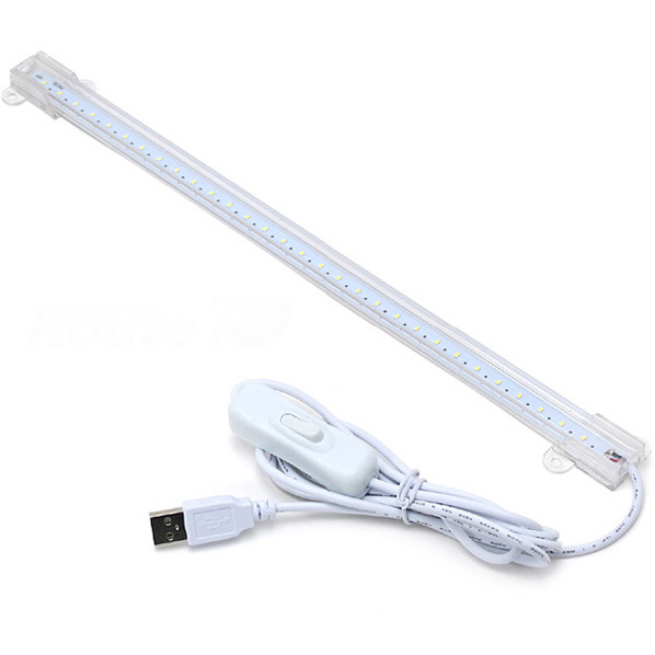 ルートアール 30灯 USB LED バーライト クリアカバータイプ(昼光色) RL-BAR30D