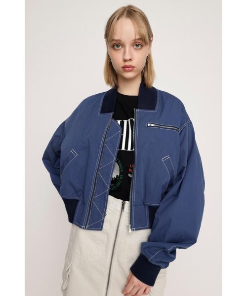 CROPPED BOMBER ジャケット