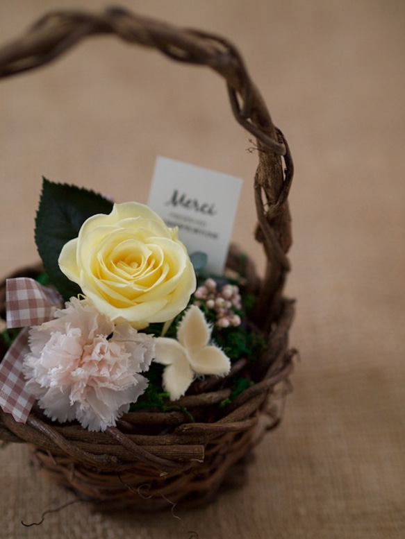 【送料無料】Basket arrangement