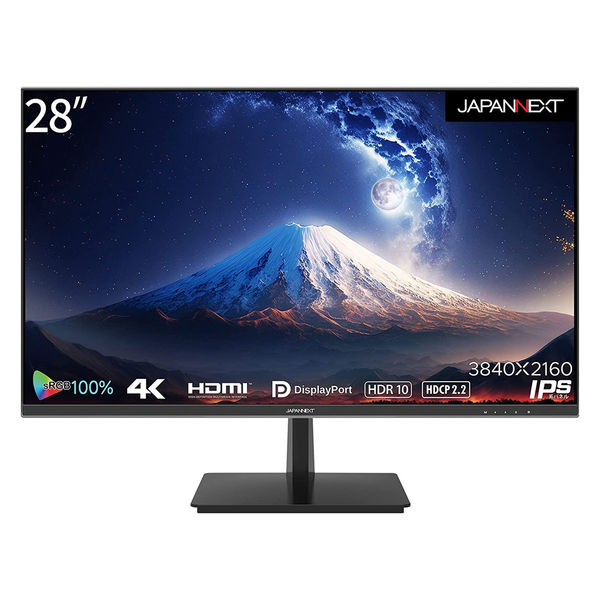 JAPANNEXT 28インチ ワイド4K液晶モニター JN-IPS2802UHDR 1台