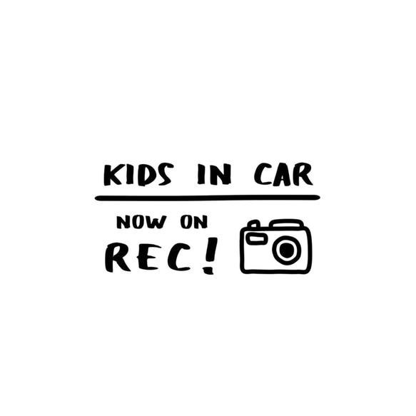 キッズインカー ベビーインカー ステッカー　シール　カーサイン Kids in car　ドラレコ　ドライブレコーダー