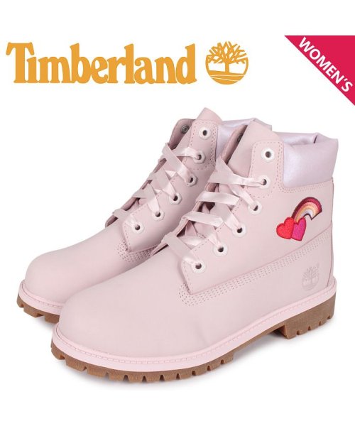 ティンバーランド Timberland 6インチ プレミアム ウォータープルーフ ヌバック ブーツ レディース キッズ 防水 JUNIOR 6INCH PREM